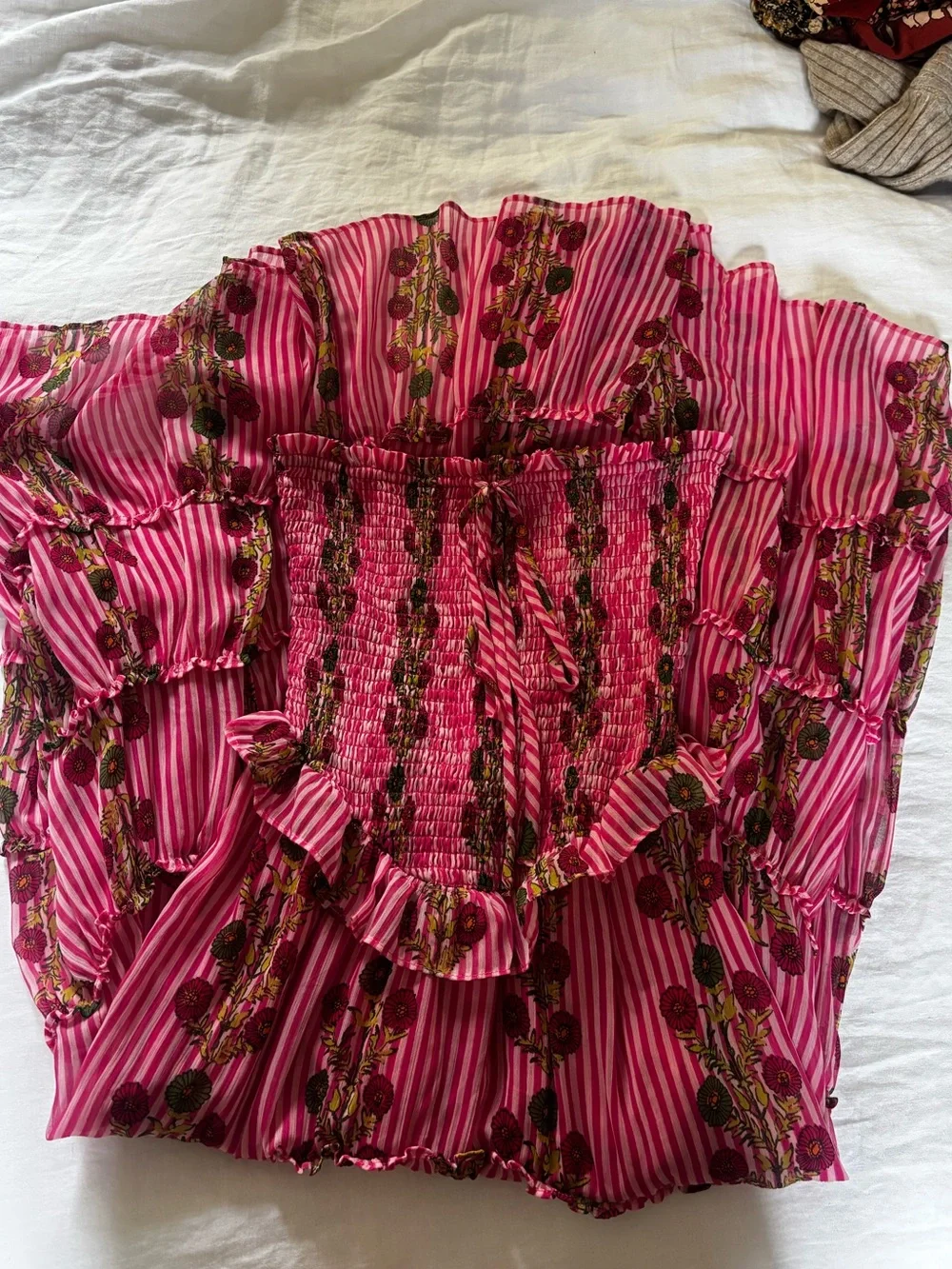 FREE PEOPLE Alejandra Pink Midi Dress